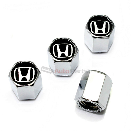 Black honda valve stem caps #6