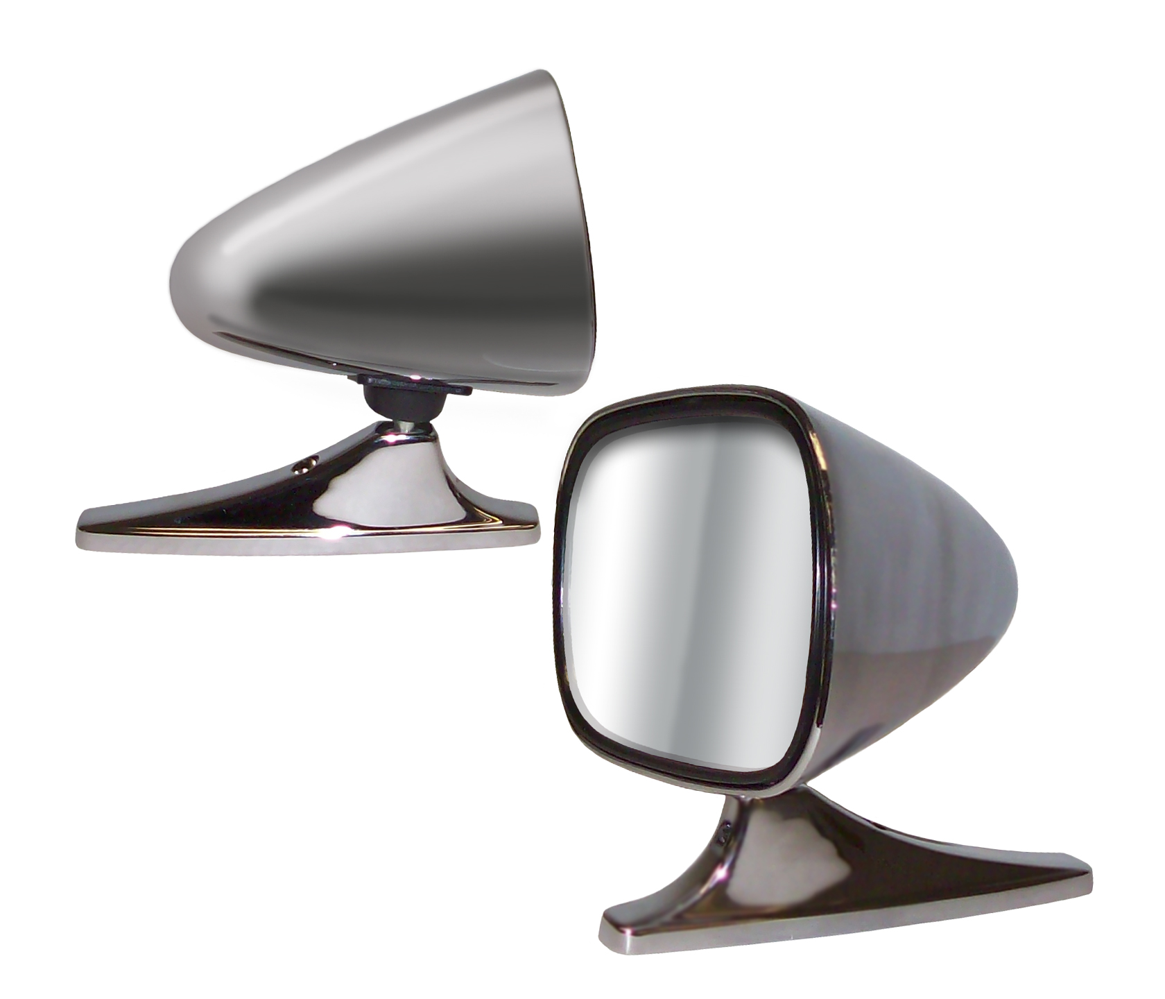 dual-sport-universal-chrome-side-view-car-mirrors-5-875-x-3-75-ebay